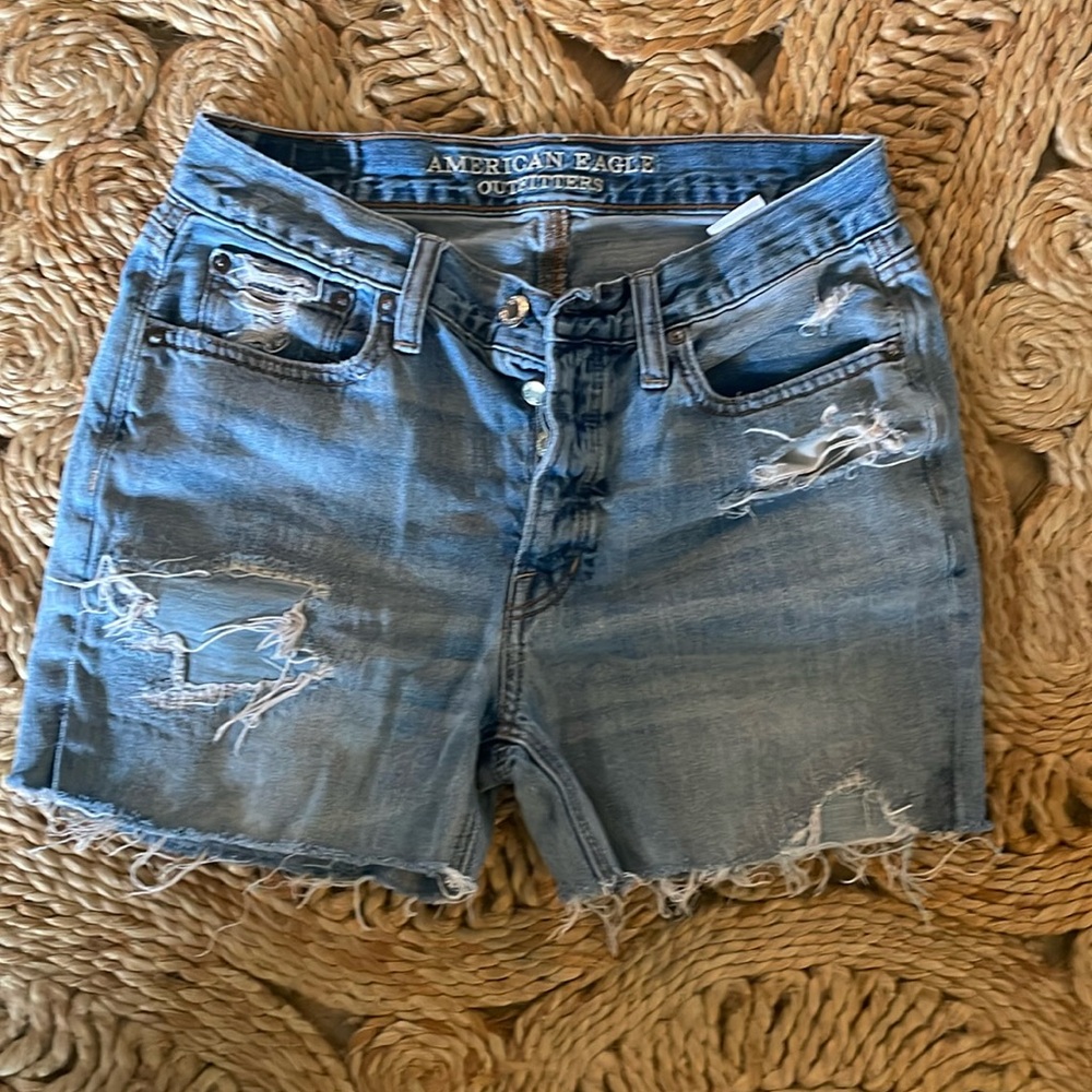 Vintage High Rise American Eagle Jean shorts size 4